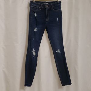 Hollister High Rise Crop Super Skinny Jeans
